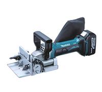 Makita DPJ180RMJ 18V Li-Ion LXT Biscuit Jointer Complete with 2 x 4.0 Ah Li-Ion Batteries and Charger Supplied in A Makpac Case