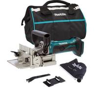 Makita Dpj180Z 18V Lxt Cordless Biscuit Jointer 100mm Dowel Joint Bare & Bag
