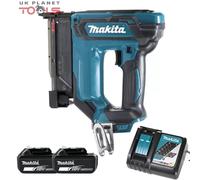 Makita DPT353Z 18V LXT Cordless 23 Gauge Pin Nailer + 2x 5Ah Batteries & Charger