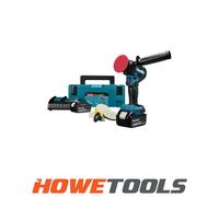 Makita DPV300RTJ 18v LXT Brushless 50mm Sander & Polisher Inc 2x 5.0Ah Batts