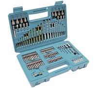 Makita Drill and Bit set 102-piece for wood stone metal