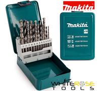 Makita D-47173 Mixed Drill Set Metal Box - Multi-Colour (18-Piece)