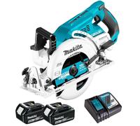 Makita DRS780Z 36V Brushless 185mm Circular Saw with 2 x 5.0Ah Battery & Charger