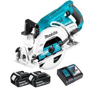 Makita DRS780Z 36V Brushless 185mm Circular Saw with 2 x 6.0Ah Battery & Charger