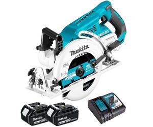 Makita DRS780Z 36V Brushless 185mm Circular Saw with 2 x 6.0Ah Battery & Charger