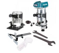 Makita Drt50Z 18V Cordless Brushless Laminate Router Trimmer + Bevel Base