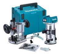 Makita DRT50Z 18V Cordless Brushless Laminate Router Trimmer + Plunge Base +Case