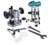 Makita Drt50Z 18V Lxt Brushless Cordless Router Laminate Trimmer + Plunge Base