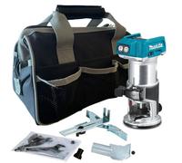 Makita Drt50Z 18V Lxt Cordless Brushless Laminate Router Trimmer Drt50 + Bag