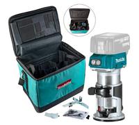 Makita Drt50Z 18V Lxt Cordless Brushless Laminate Router Trimmer Drt50 +Cube Bag