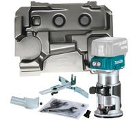 Makita Drt50Z 18V Lxt Cordless Brushless Laminate Router Trimmer + Makpac Inlay