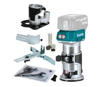 Makita Drt50Z 18V Lxt Cordless Brushless Laminate Router Trimmer + Offset Base