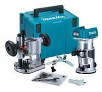 Makita DRT50ZJ 18v Router in Case with 195563-0 Plunge Base
