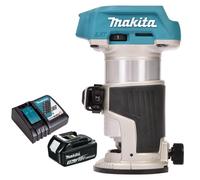 Makita DRT50ZX4 18V Brushless Router Trimmer With 1 x 3.0Ah Battery & Charger