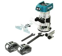Makita DRT50ZX4 18V Brushless Router/Trimmer With 2 x 5Ah Batteries