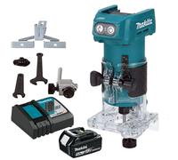 Makita DRT52Z 18V LXT Brushless Router Trimmer with 1 x 5.0Ah Battery & Charger