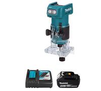 Makita DRT52Z 18V LXT Cordless Brushless Router With 2 x 6.0Ah Batteries