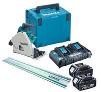 Makita Dsp600Pt2 36V Twin 18V Brushless Plunge Cut Circular Saw 1X Guide Rail