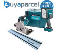 Makita DSP600ZJ 36v Twin 18v Brushless Plunge Cut Circular Saw 1x1.5m Guide Rail