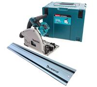 Makita DSP600ZJ 36v Twin 18v Brushless Plunge Cut Circular Saw 1x1.5m Guide Rail