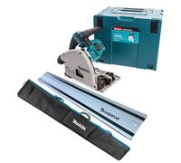 Makita DSP600ZJ 36v Twin 18v Brushless Plunge Cut Circular Saw 1x1.5m Rail + Bag