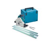 Makita DSP600ZJ 36v Twin 18v Brushless Plunge Cut Circular Saw 2x Guide Rails