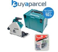 Makita DSP600ZJ 36v Twin 18v Brushless Plunge Saw 165mm Bare + 54t Efficut Blade
