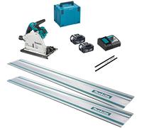 Makita DSP600ZJ Twin 18v LXT Cordless Brushless Plunge Saw 3 Piece Kit