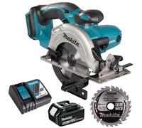 Makita DSS501Z 18V LXT 136mm Circular Saw 1 x 5.0Ah Battery Charger & 25T Blade