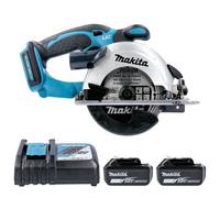 Makita Dss501Z 18V Lxt 136mm Cordless Compact Wood Cutting Circular Saw With 2 X 3Ah Batteries & Charger