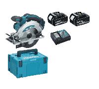 Makita DSS610RTJ 18v Circular Saw With 2 x BL1850 Batteries, Charger,