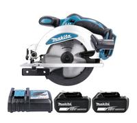 Makita Dss610Z 18V Lxt 165mm Cordless Compact Wood Cutting Circular Saw With 2 X 3Ah Batteries & Charger
