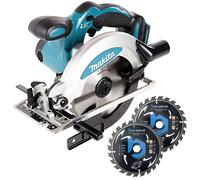 Makita DSS610Z 18V LXT Lithium Ion 165mm Circular Saw Bare - 2 BAP Extra Blades