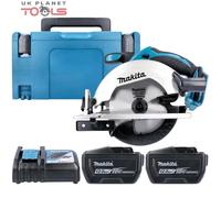 Makita DSS611 18V LXT 165mm Circular Saw + 2 x 12Ah Batteries, Charger & Case