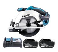 Makita DSS611 18V LXT Circular Saw 165mm With 2 x 6Ah Batteries & Charger