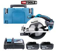Makita DSS611 18V LXT Circular Saw With 2 x 6Ah Batteries, Charger & Case