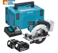 Makita DSS611RTJ 18v LXT 165mm Circular Saw Inc 2x 5.0Ah Batts