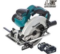 Makita DSS611Z 18V LXT Li-ion Circular Saw 165mm With 2 x BL1850 5.0Ah Batteries