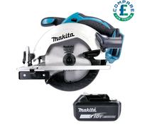 Makita DSS611Z 18V LXT Wood Cutting Circular Saw 165mm With 1 x 5Ah Battery