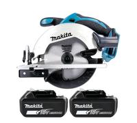Makita DSS611Z 18V LXT Wood Cutting Circular Saw 165mm With 2 x 5Ah Batteries
