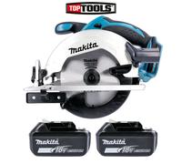 Makita DSS611Z 18V LXT Wood Cutting Circular Saw 165mm With 2 x 6Ah Batteries