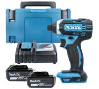 Makita DTD152 18V LXT Cordless Impact Driver With 2 x 3.0Ah Batteries, Charge...