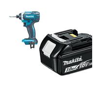 Makita DTD152BL1830 DTD152Z 18 V Li-Ion Cordless Impact Driver with 3.0 A BL1830 Battery - Blue