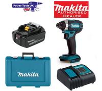 Makita DTD152ST LXT Impact Driver 1x 18v 5Ah Battery DC18SD Charger & Black Case