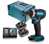 Makita DTD152Z 18v Impact Driver Body + 2 x 5Ah Batteries, Charger, Case & Inlay