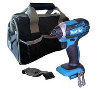 Makita Dtd152Z 18V Lithium Ion Impact Driver Lxt Bare Tool + 12" Black Tool Bag
