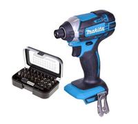 Makita Dtd152Z 18V Lithium Ion Impact Driver Lxt + Makita Screwdriver Drill Bits