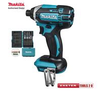 Makita DTD152Z 18v LXT Cordless Impact Driver Body Only & E-26179 Bit Set