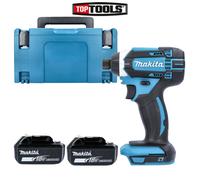 Makita DTD152Z LXT 18v Impact Driver Body With 2 x 5Ah Batteries & 821551-8 Case