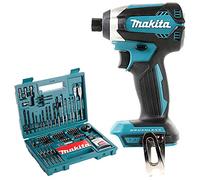Makita DTD153 18V Brushless Impact Driver with B-53811 100Pcs Drill & Screwdriver